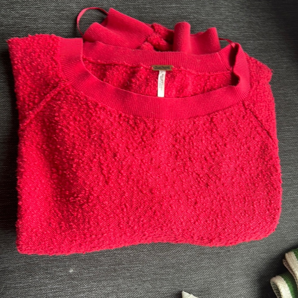 Knit sweatshirt